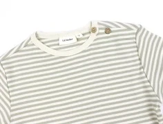 Lil Atelier moss gray stribet top